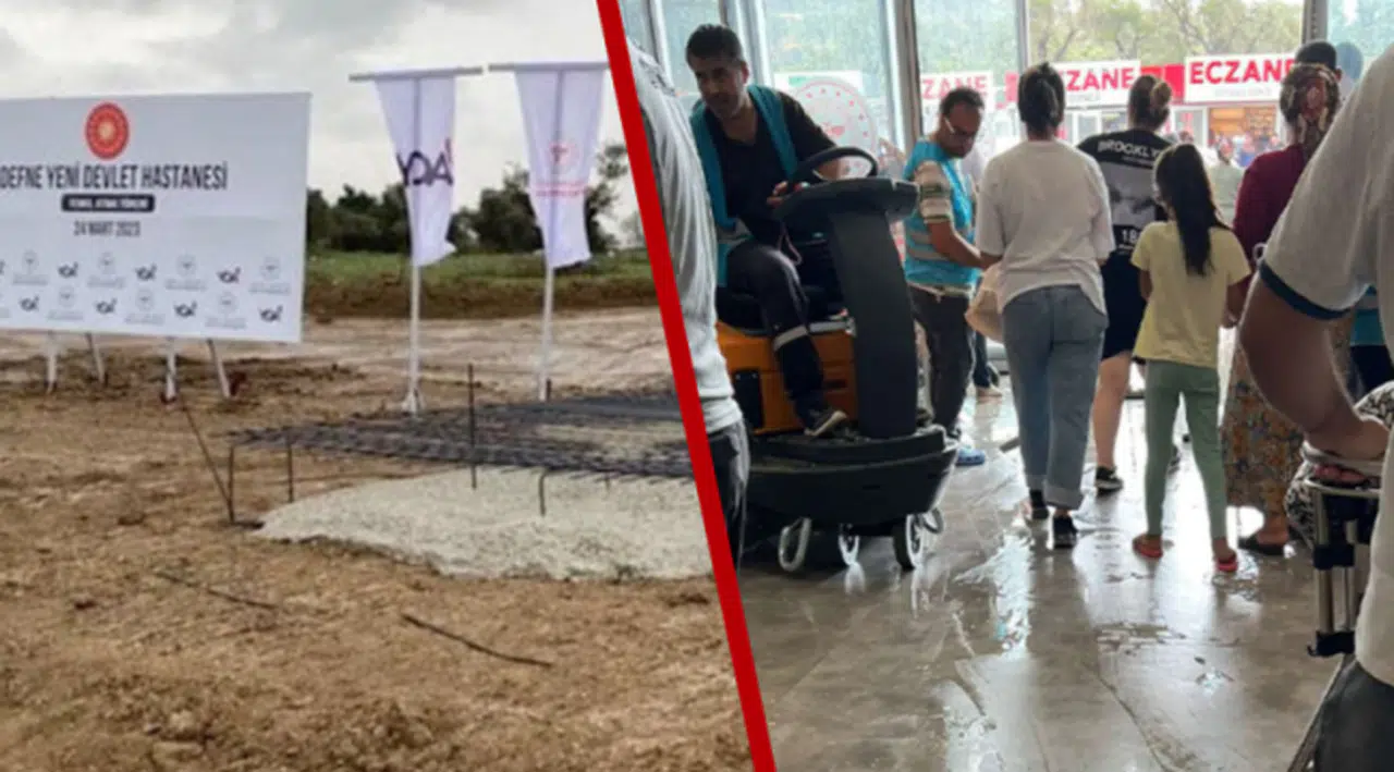 Tamamlanmadan açıldı, defalarca su bastı: Erdoğan'a göre Defne Devlet Hastanesi 'linç' kurbanı