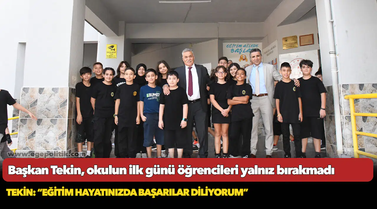 Torbalı’da ilk ders zili çaldı