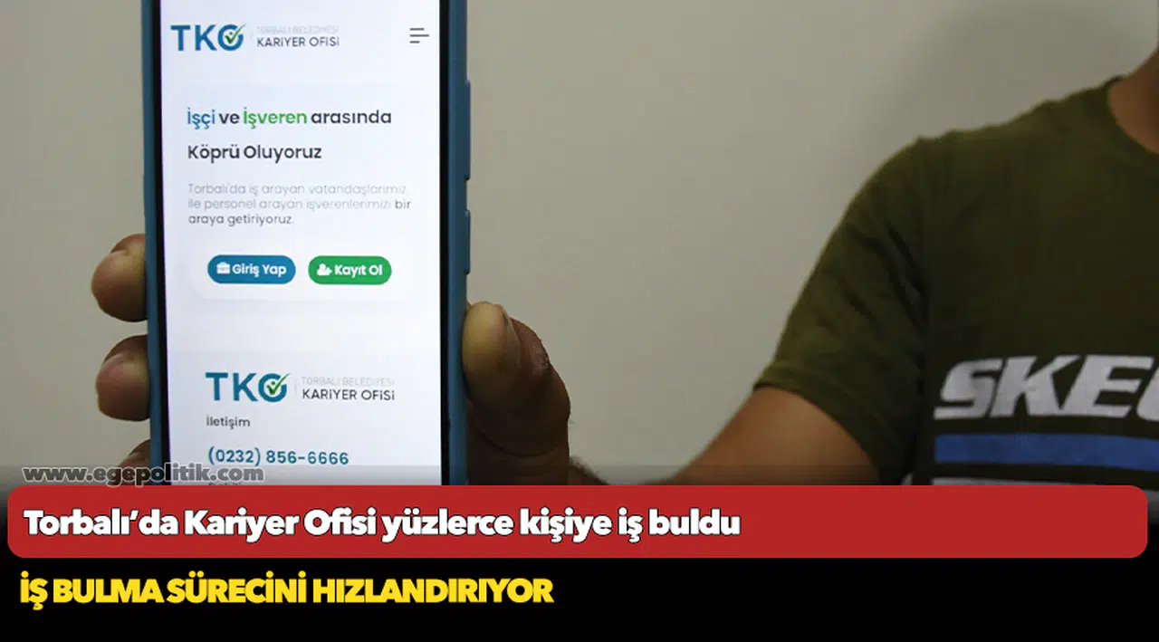 Torbalı’da Kariyer Ofisi yüzlerce kişiye iş buldu