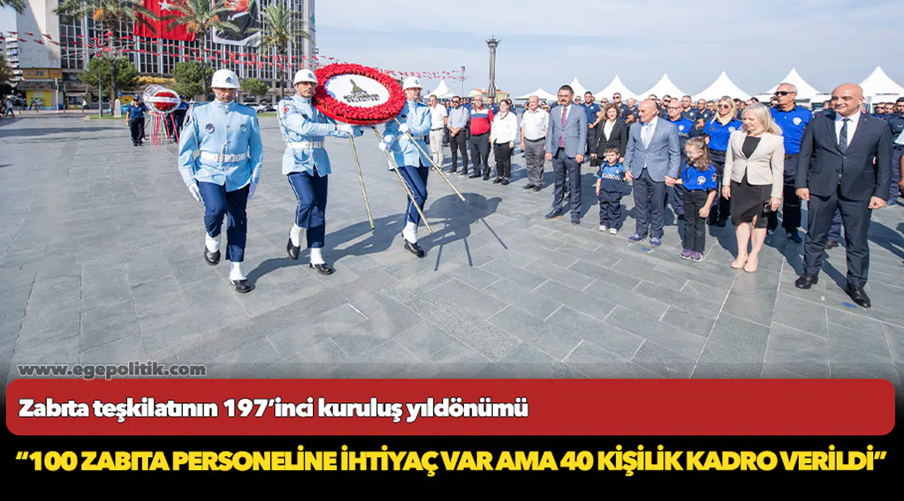 Zabıta teşkilatının 197’inci kuruluş yıldönümü