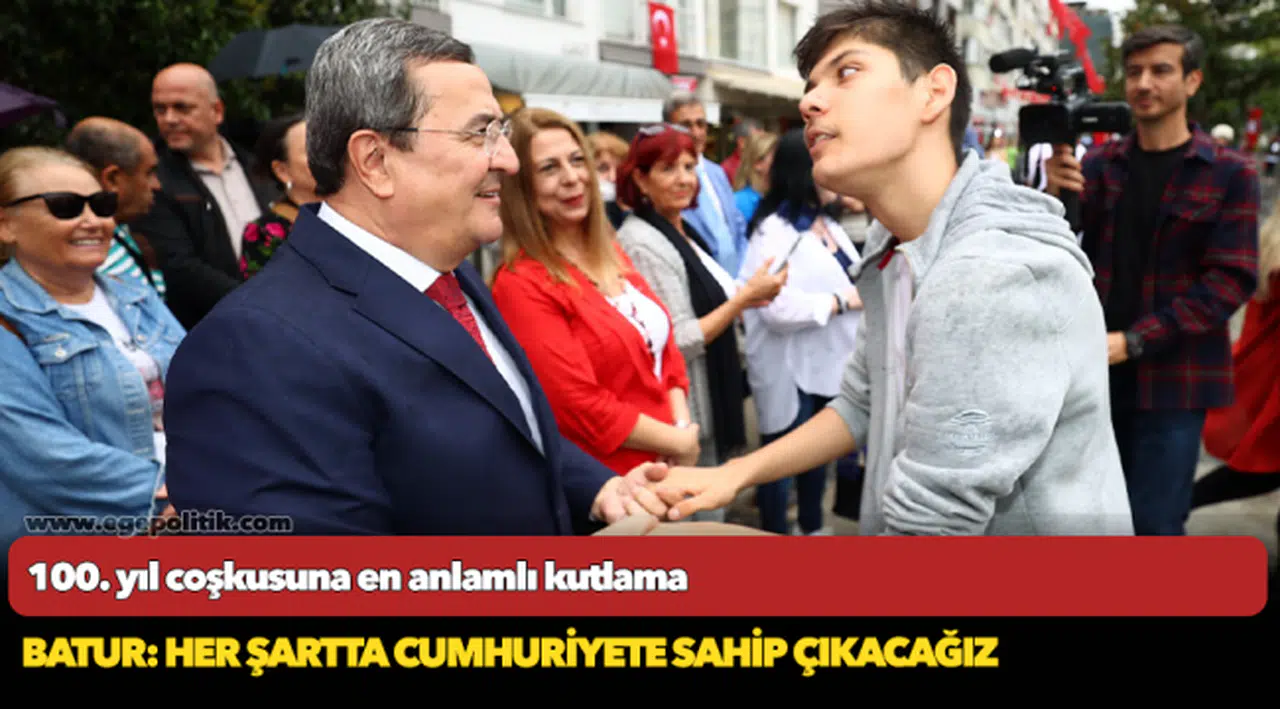 100. yıl coşkusuna  en anlamlı kutlama