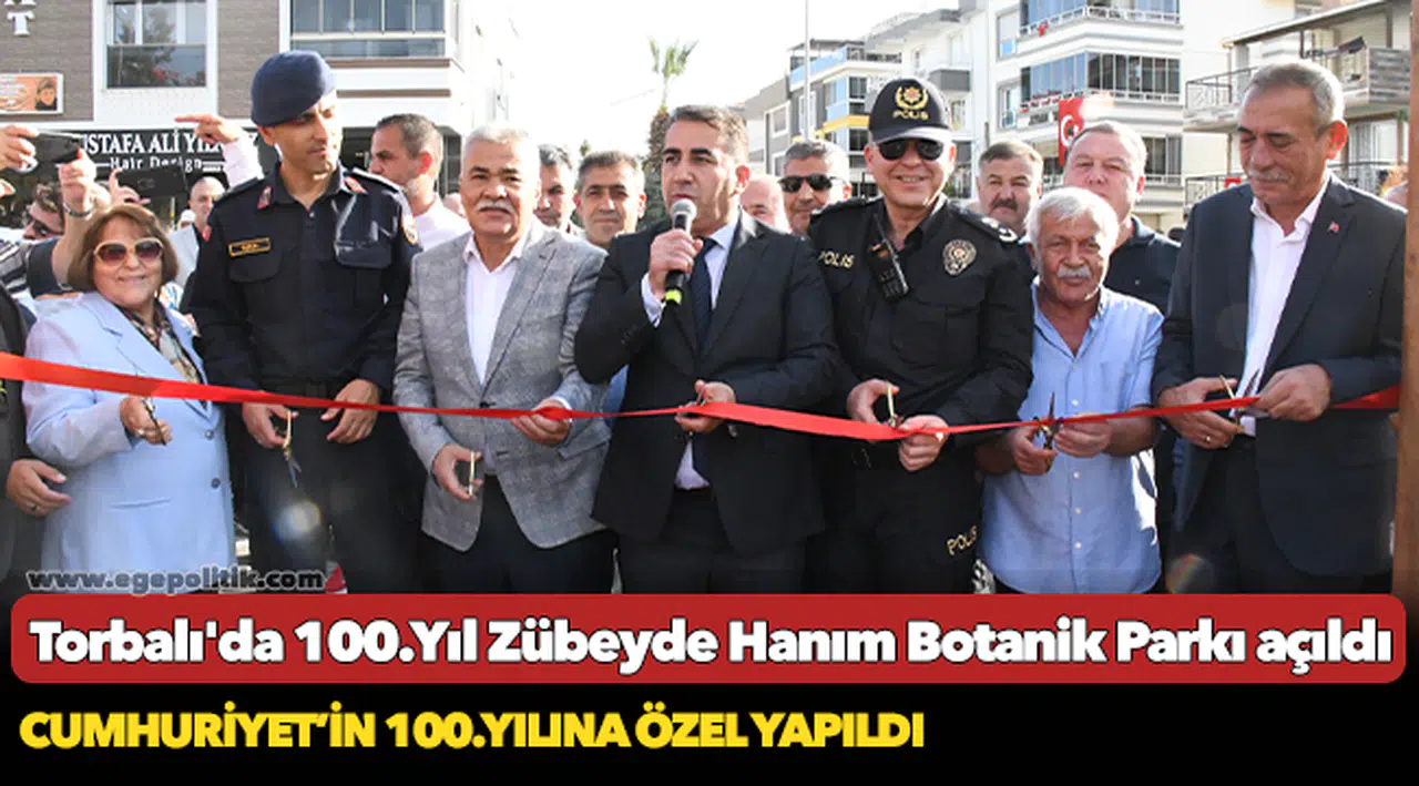 100.Yıl Zübeyde Hanım Botanik Parkı açıldı