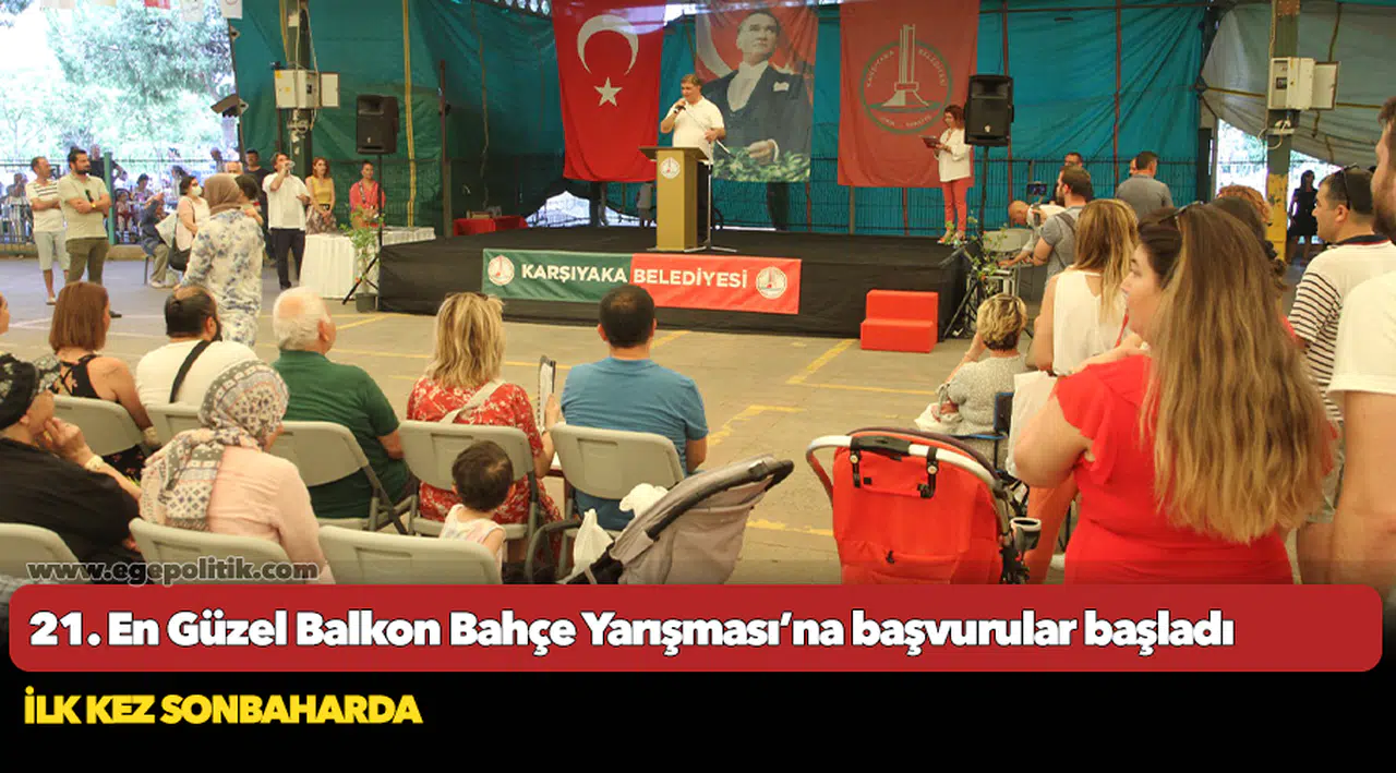21. En Güzel Balkon Bahçe Yarışması’na başvurular başladı