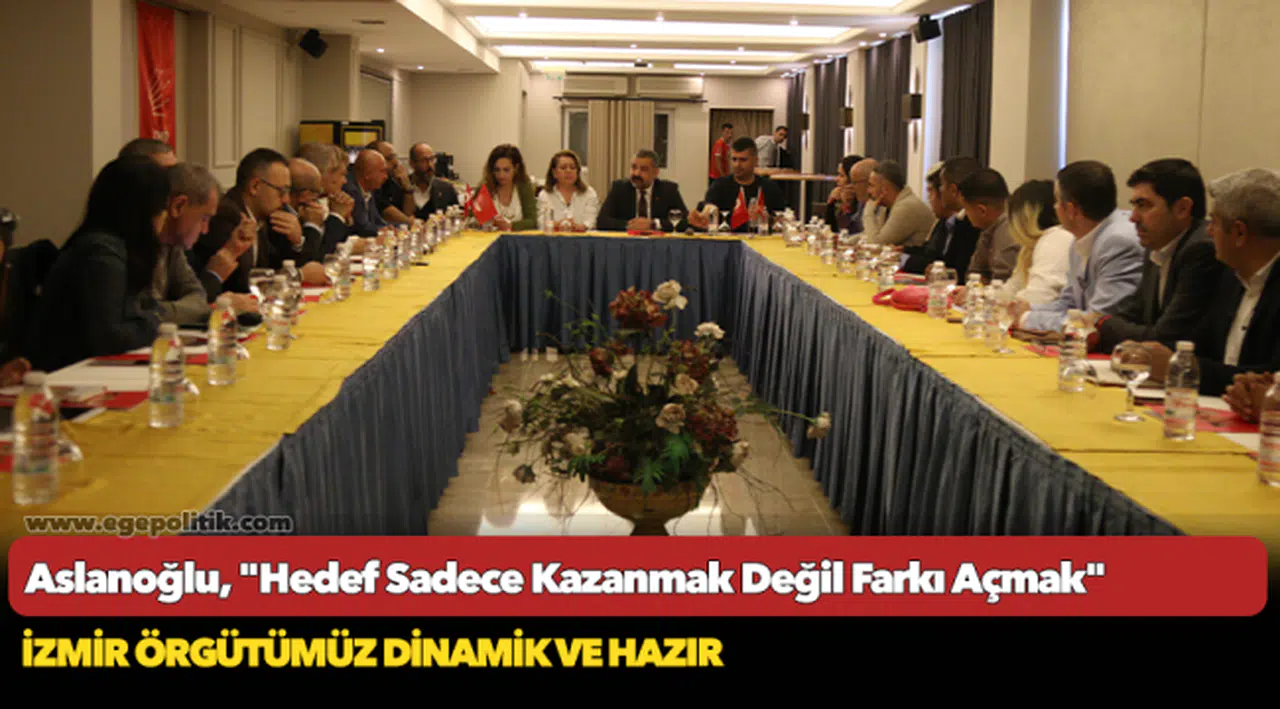 Aslanoğlu “hedef sadece kazanmak değil farkı daha da açmak”