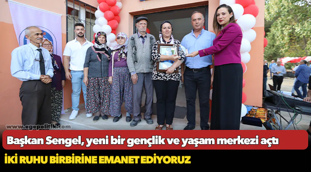 Başkan Sengel, yeni bir gençlik ve yaşam merkezi açtı