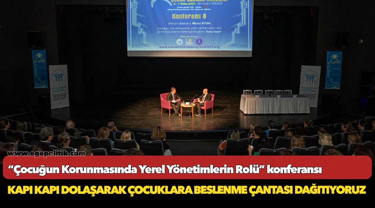 Başkan Soyer: Kapı kapı dolaşarak çocuklara beslenme çantası dağıtıyoruz