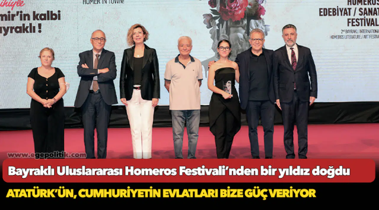 Bayraklı Uluslararası Homeros Festivali’nden bir yıldız doğdu