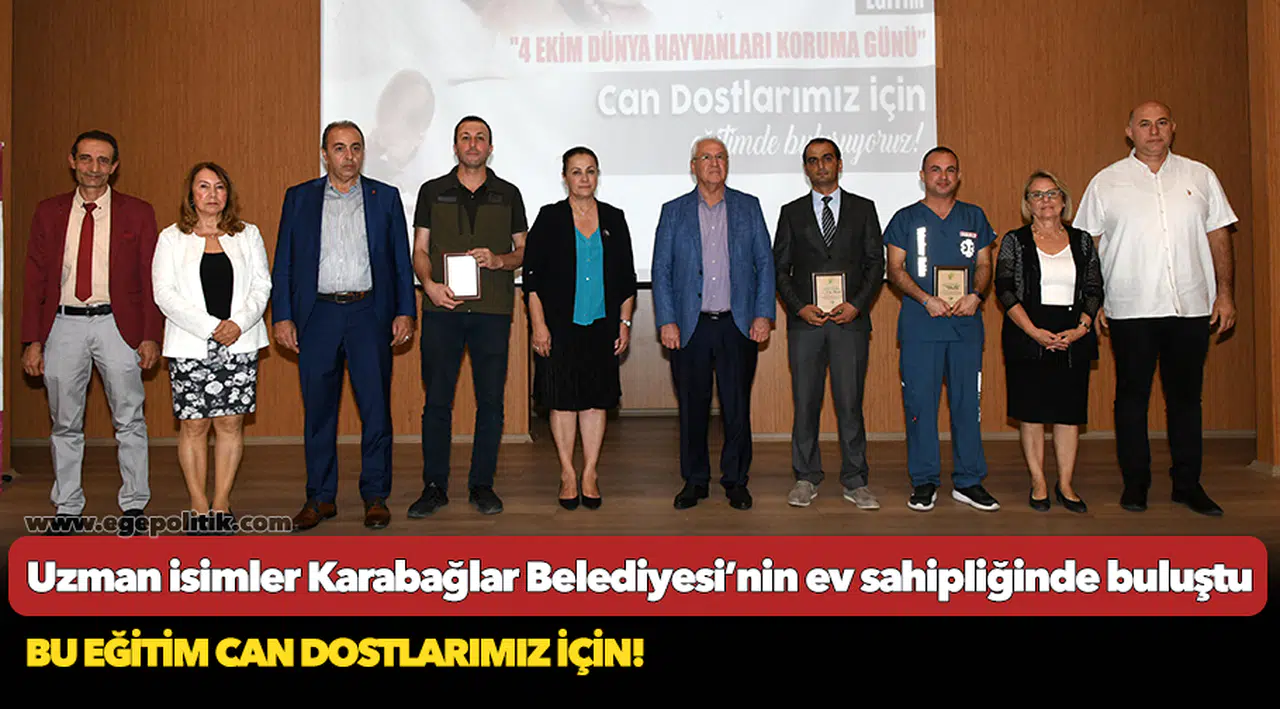 Bu eğitim can dostlarımız için!