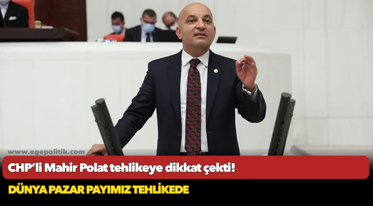 CHP’li Mahir Polat tehlikeye dikkat çekti!