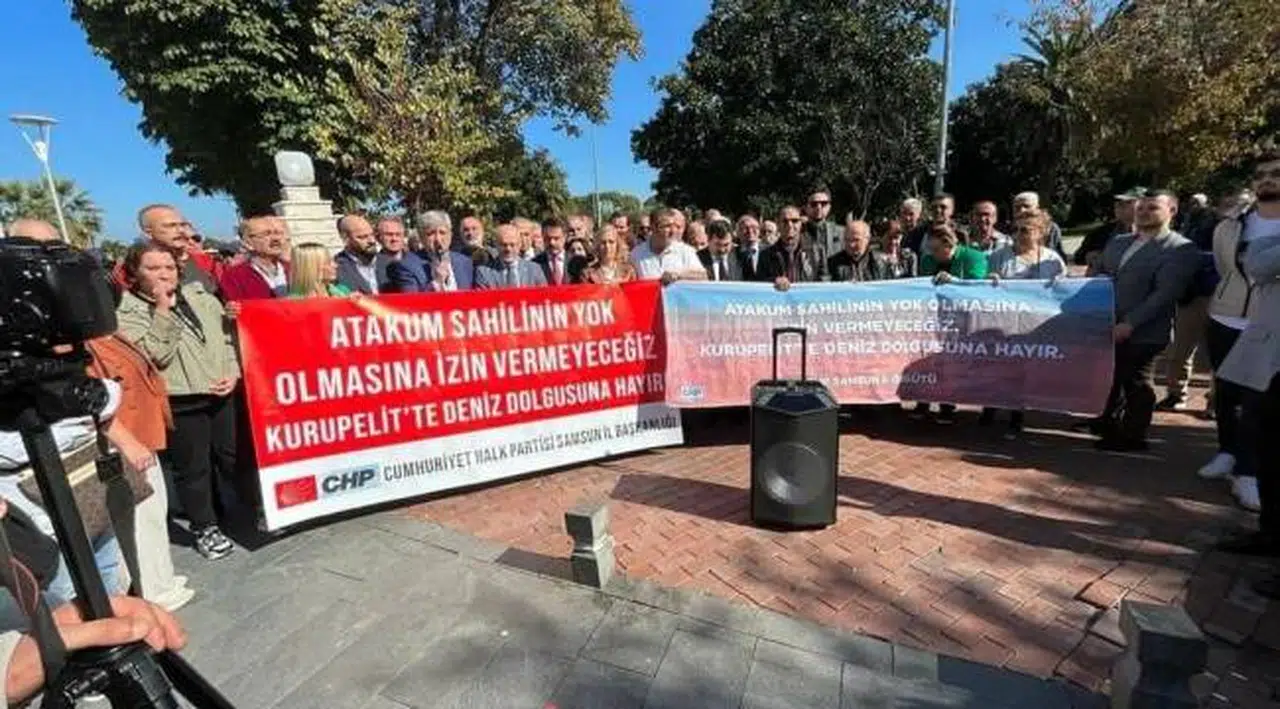 CHP Samsun İl Örgütü, Atakum sahil projesine tepki gösterdi: “Samsun AKP’li belediye başkanlarının belediyecilik öğreneceği staj yeri ve yandaşlarına pazarlayacağı ticari bir mal değildir”