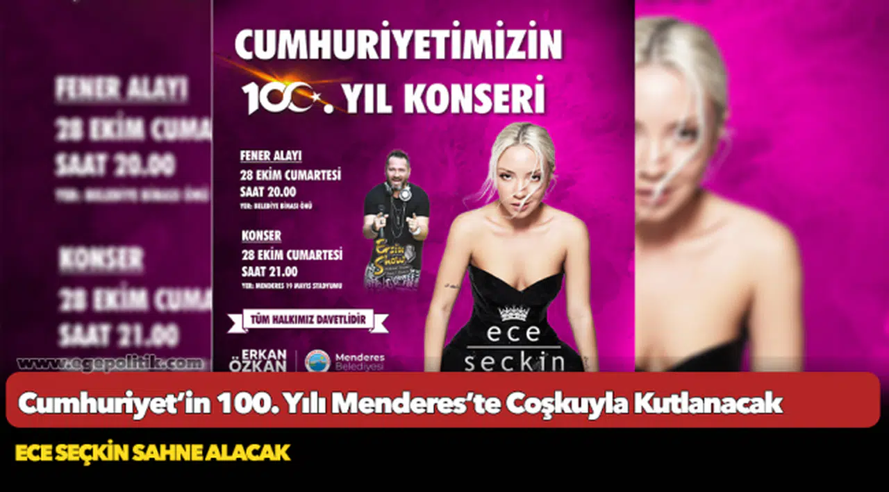 Cumhuriyet’in 100. Yılı Menderes’te Coşkuyla Kutlanacak