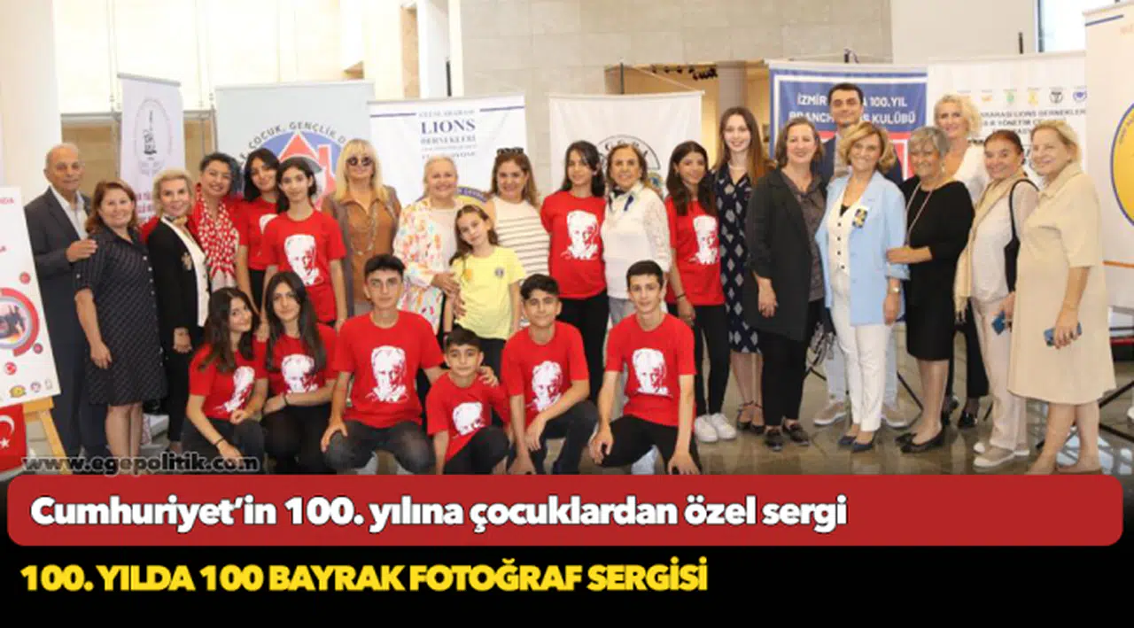 Cumhuriyet’in 100. yılına çocuklardan özel sergi