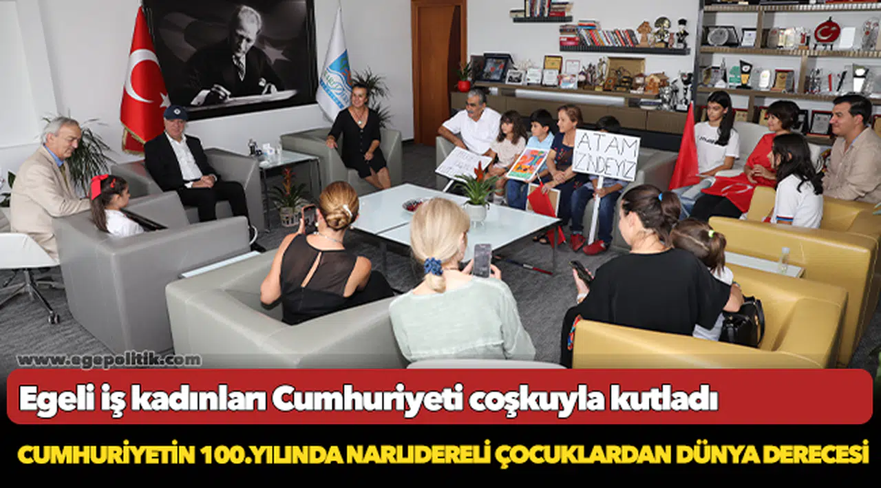 Cumhuriyetin 100.Yılında Narlıdereli Çocuklardan Dünya Derecesi