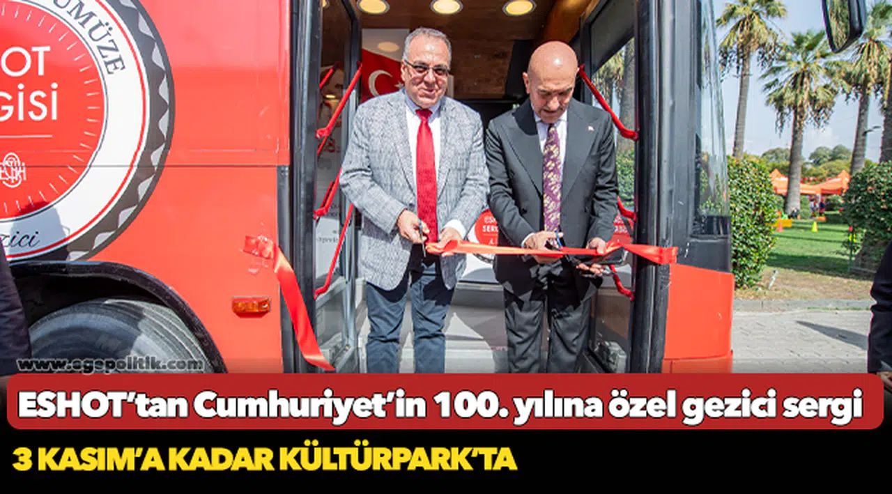 ESHOT’tan Cumhuriyet’in 100. yılına özel gezici sergi