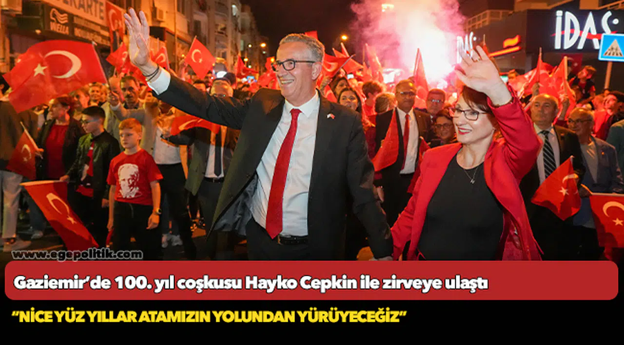 Gaziemir’de 100. yıl coşkusu Hayko Cepkin ile zirveye ulaştı