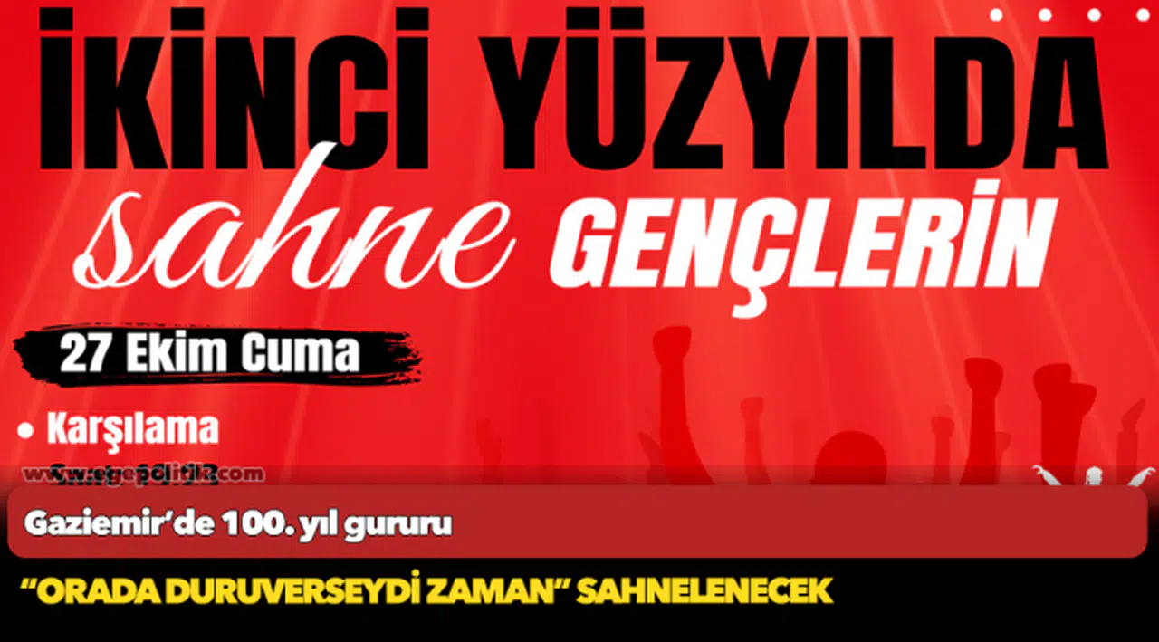 Gaziemir’de 100. yıl gururu