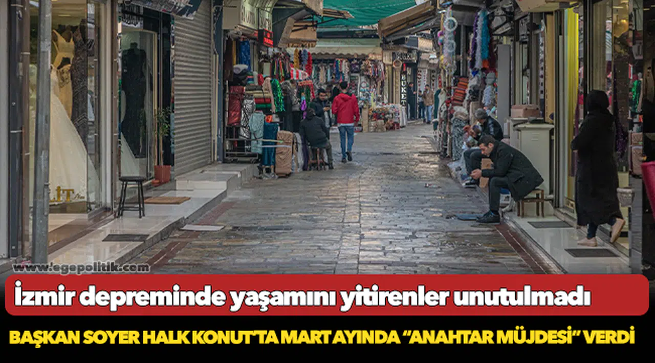 İzmir depreminde yaşamını yitirenler unutulmadı