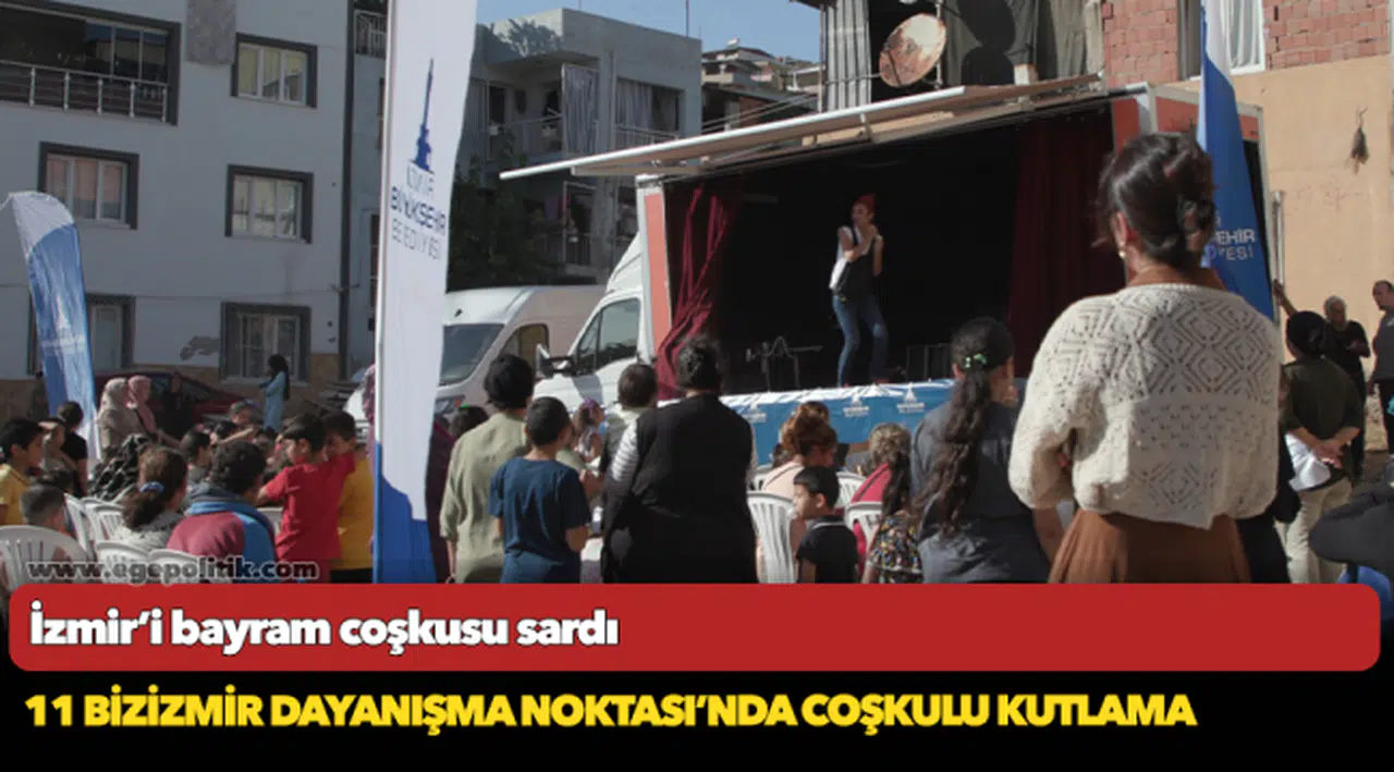 İzmir’i bayram coşkusu sardı