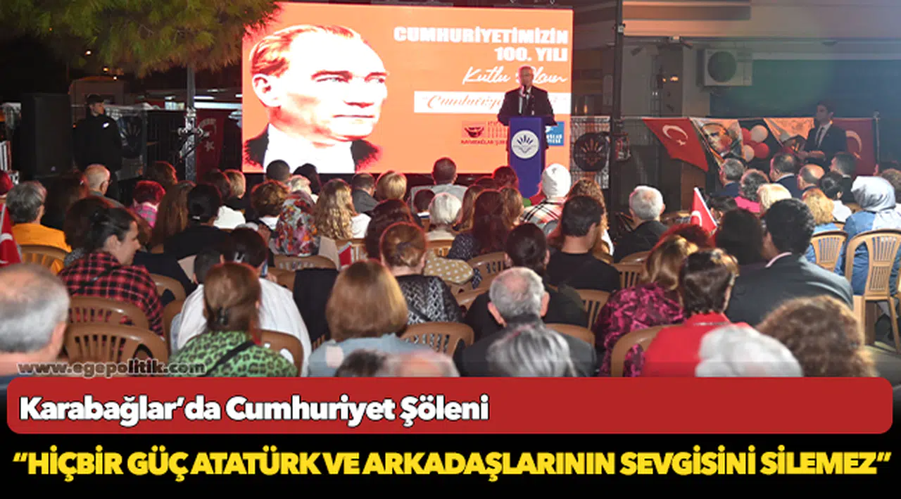 Karabağlar’da Cumhuriyet Şöleni