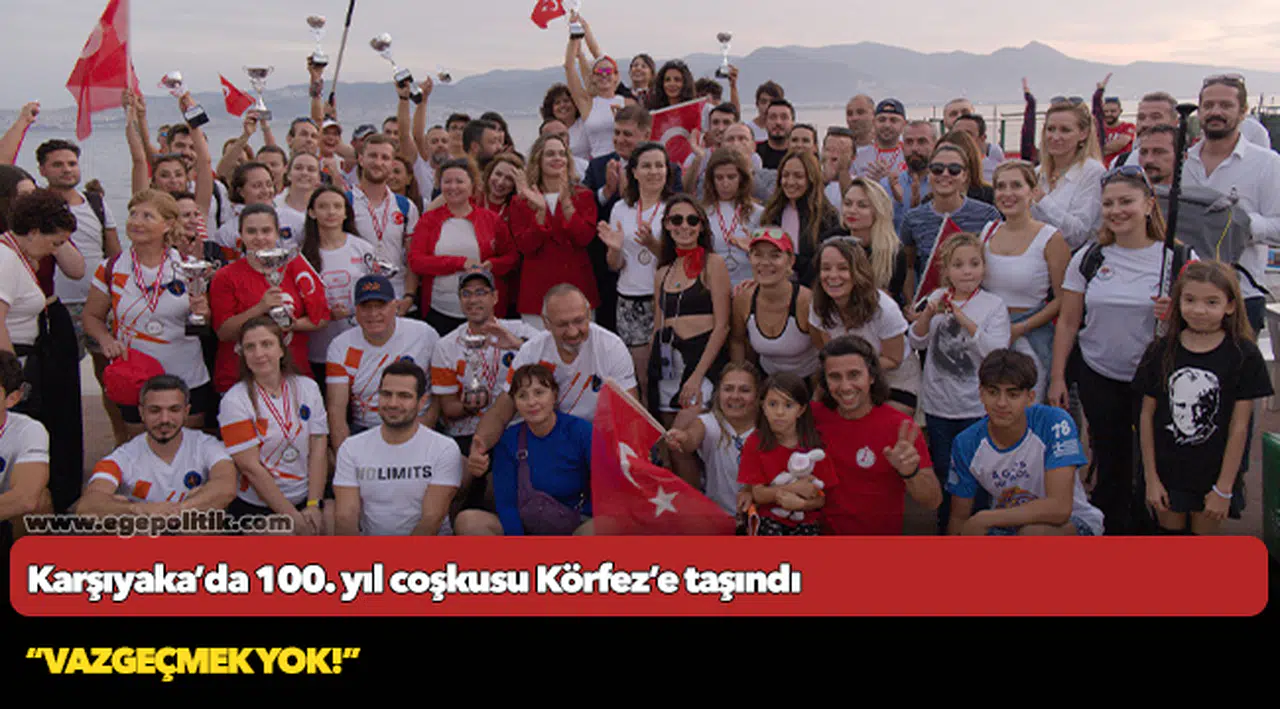 Karşıyaka’da 100. yıl coşkusu Körfez’e taşındı