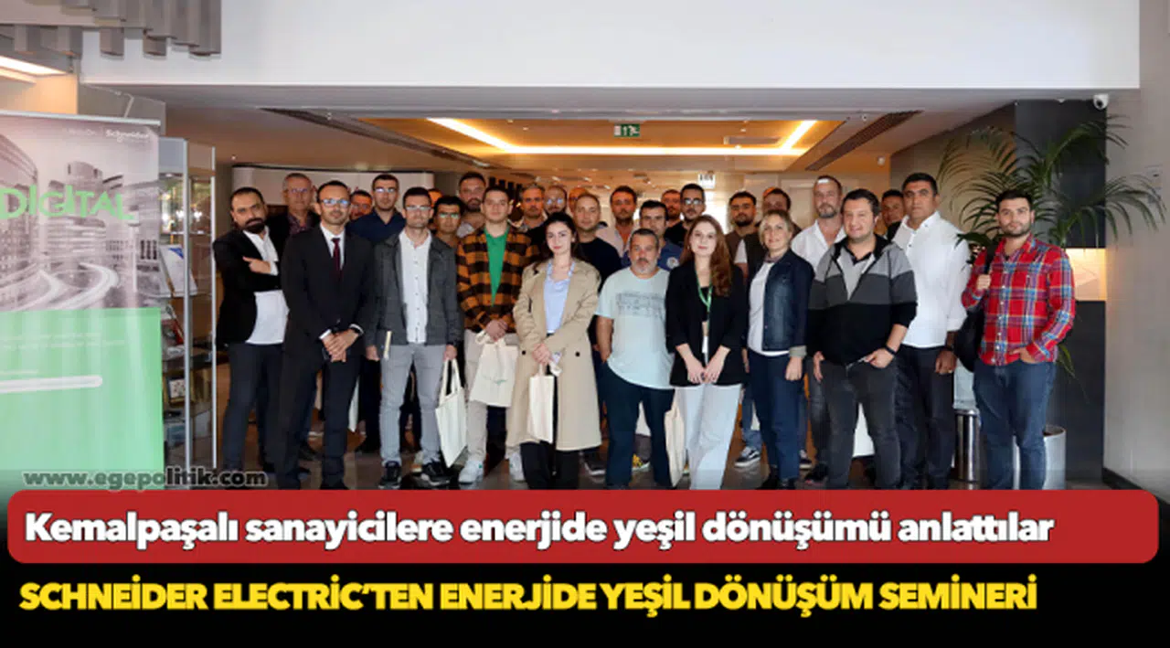 Kemalpaşalı sanayicilere enerjide yeşil dönüşümü anlattılar