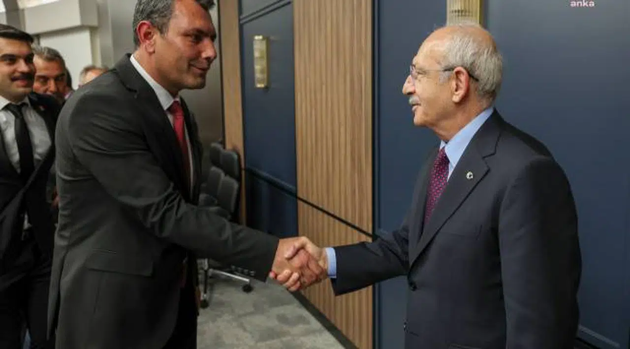 Kılıçdaroğlu, CHP Kırşehir İl Başkanı İsa Şahin'i kabul etti