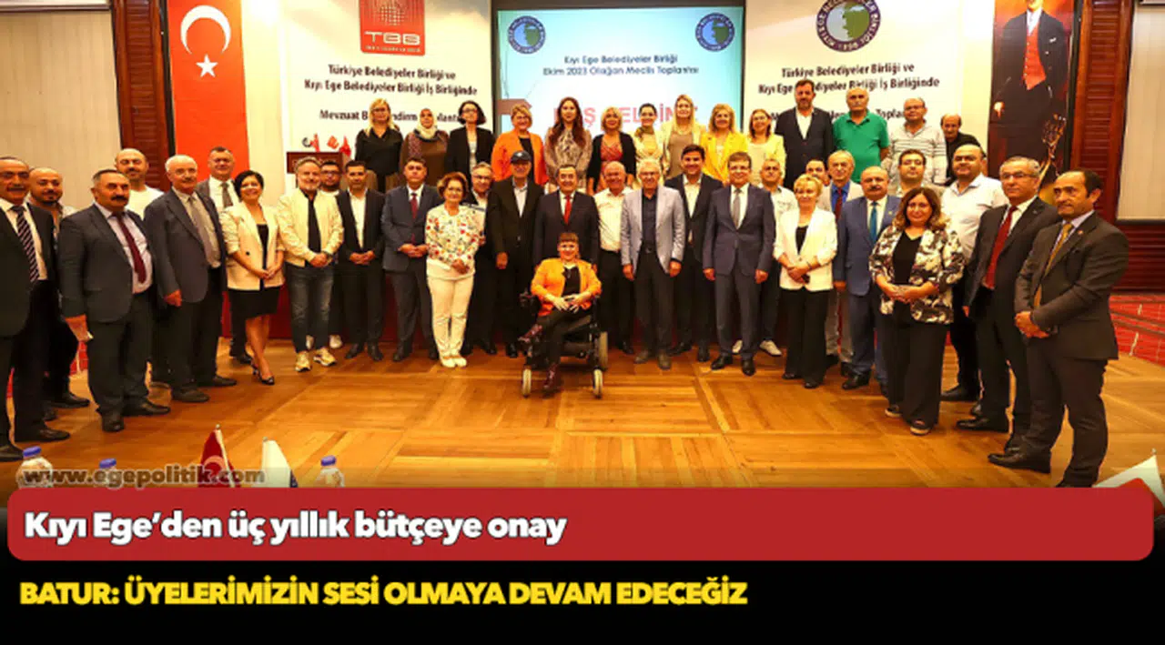 Kıyı Ege’den üç yıllık bütçeye onay