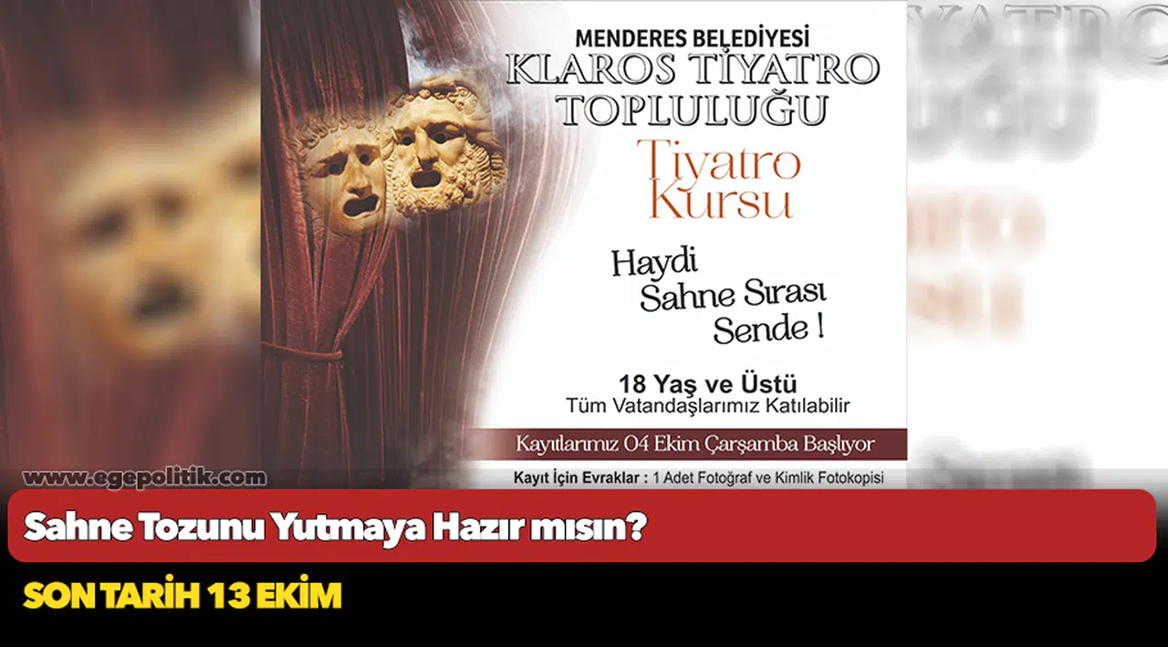 Sahne Tozunu Yutmaya Hazır mısın?