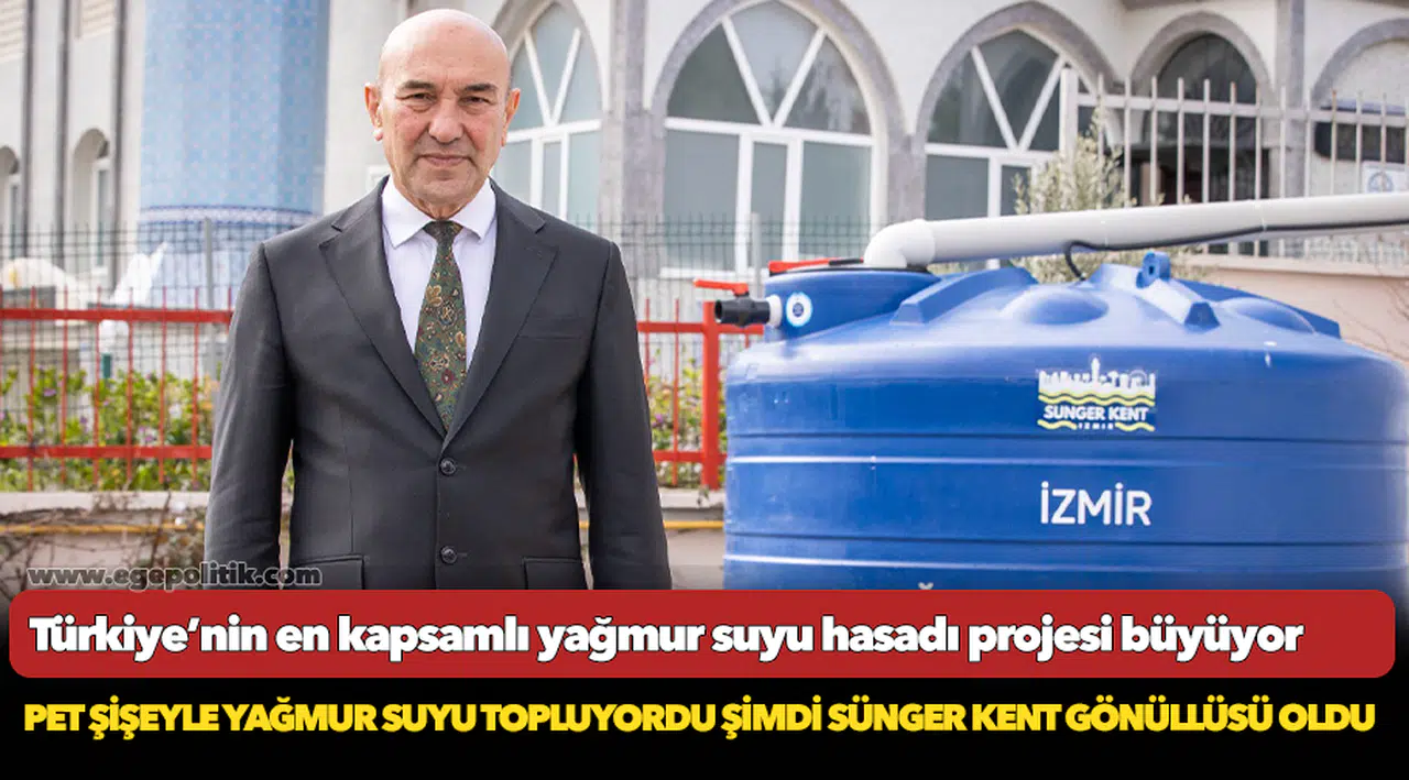 Türkiye’nin en kapsamlı yağmur suyu hasadı projesi büyüyor