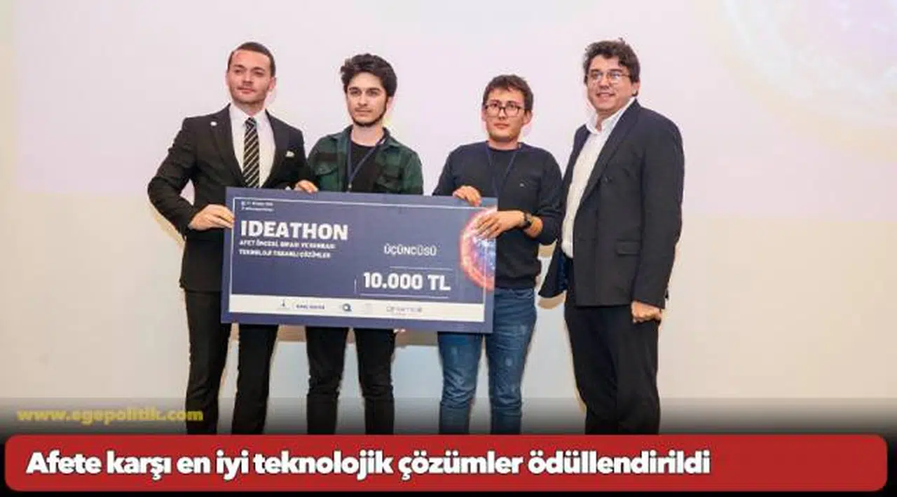 Afete karşı en iyi teknolojik çözümler ödüllendirildi