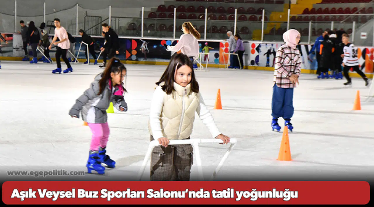 Aşık Veysel Buz Sporları Salonu’nda tatil yoğunluğu