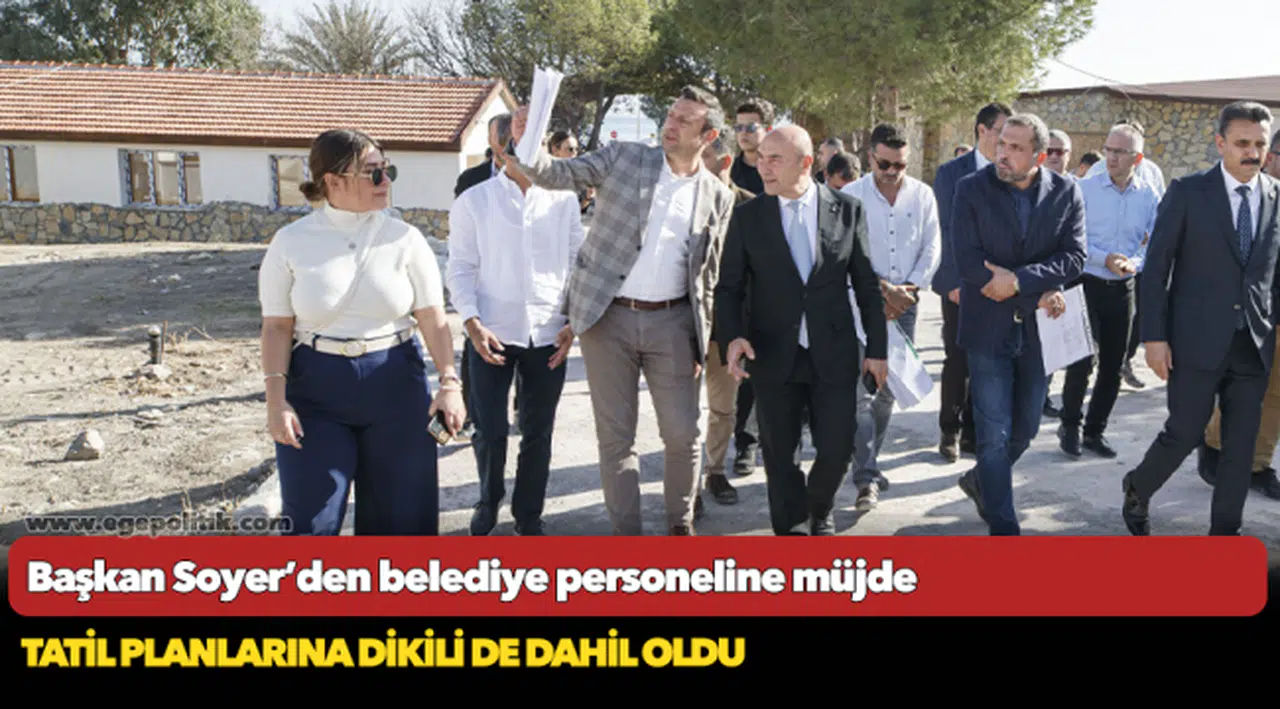 Başkan Soyer’den belediye personeline müjde