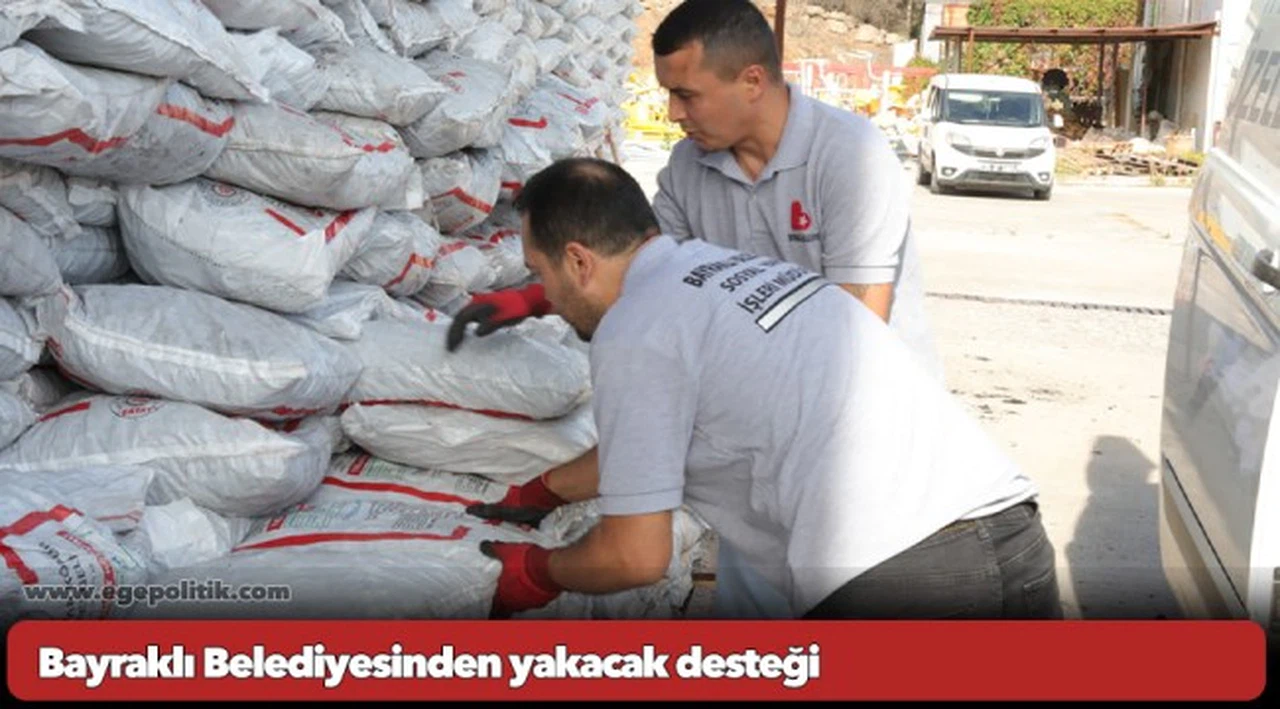 Bayraklı Belediyesinden yakacak desteği