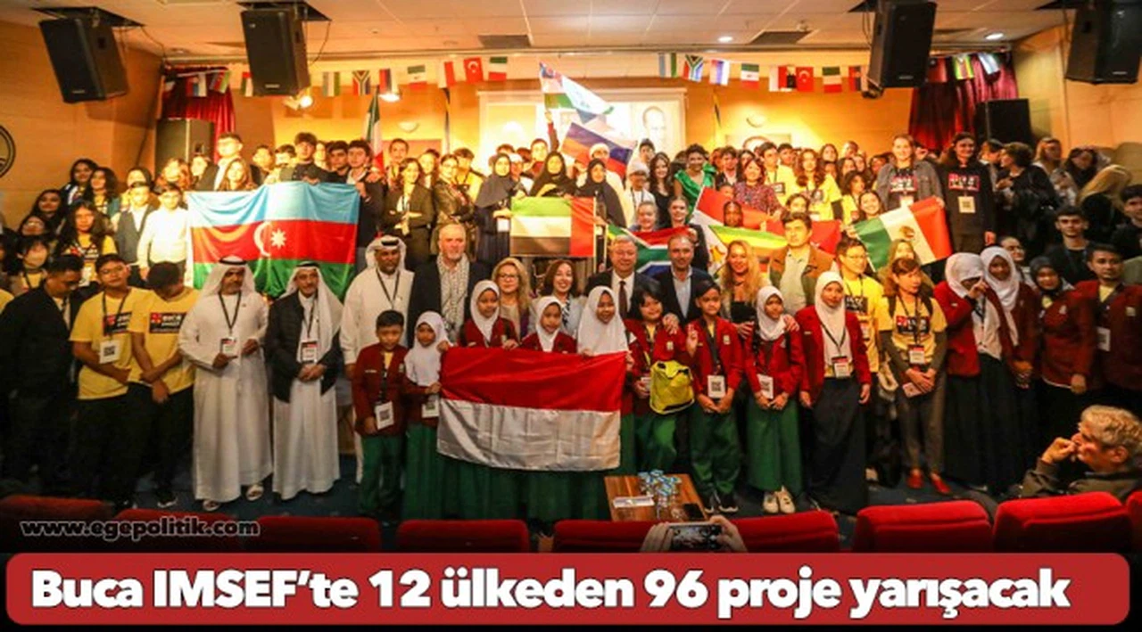 Buca IMSEF’te 12 ülkeden 96 proje yarışacak