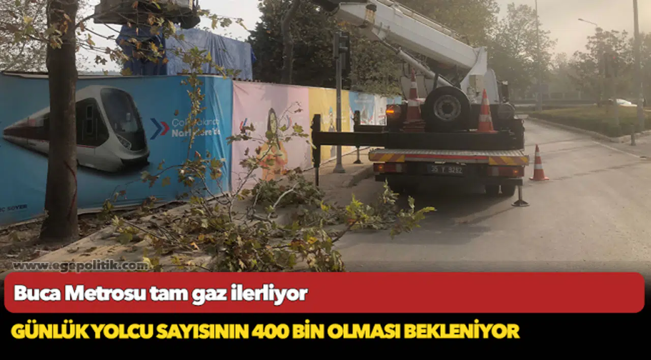Buca Metrosu tam gaz ilerliyor