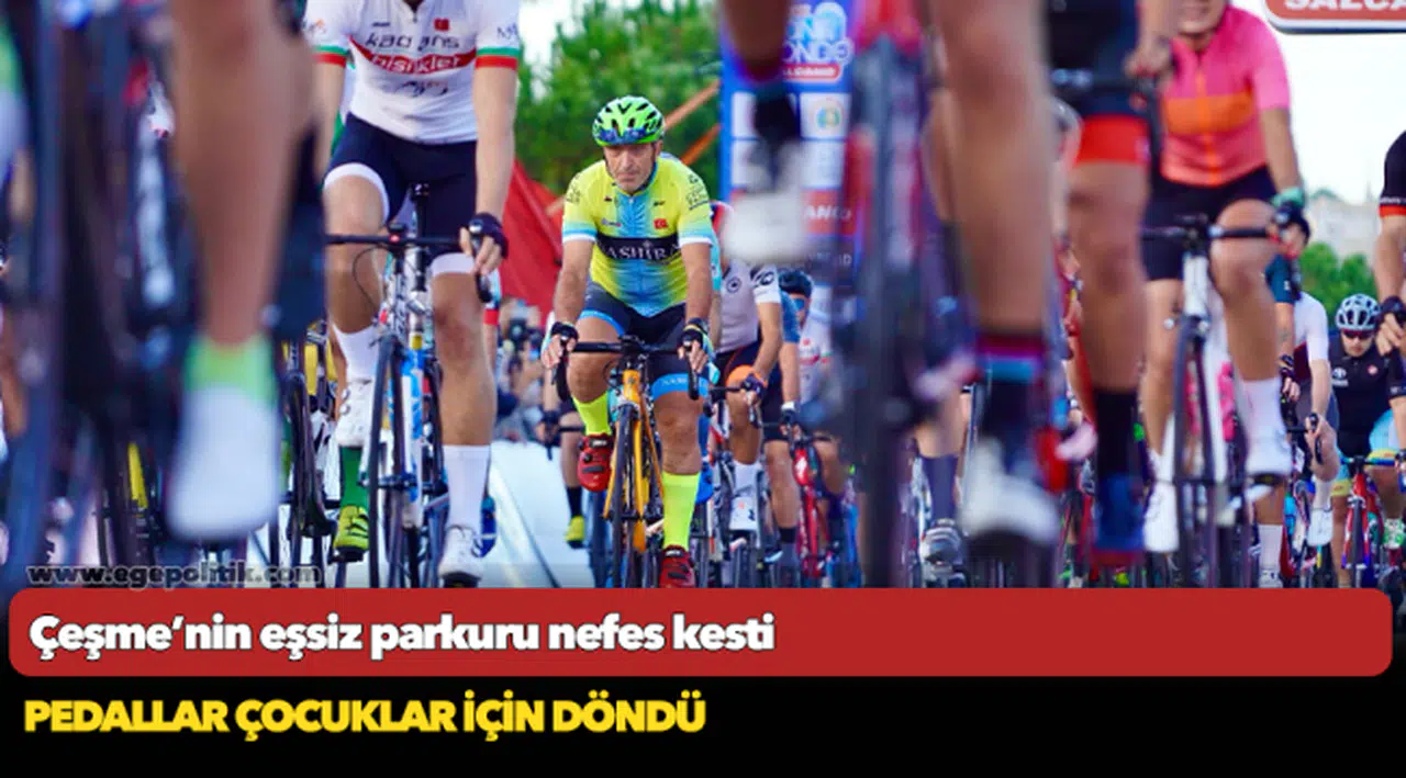 Çeşme’nin eşsiz parkuru nefes kesti