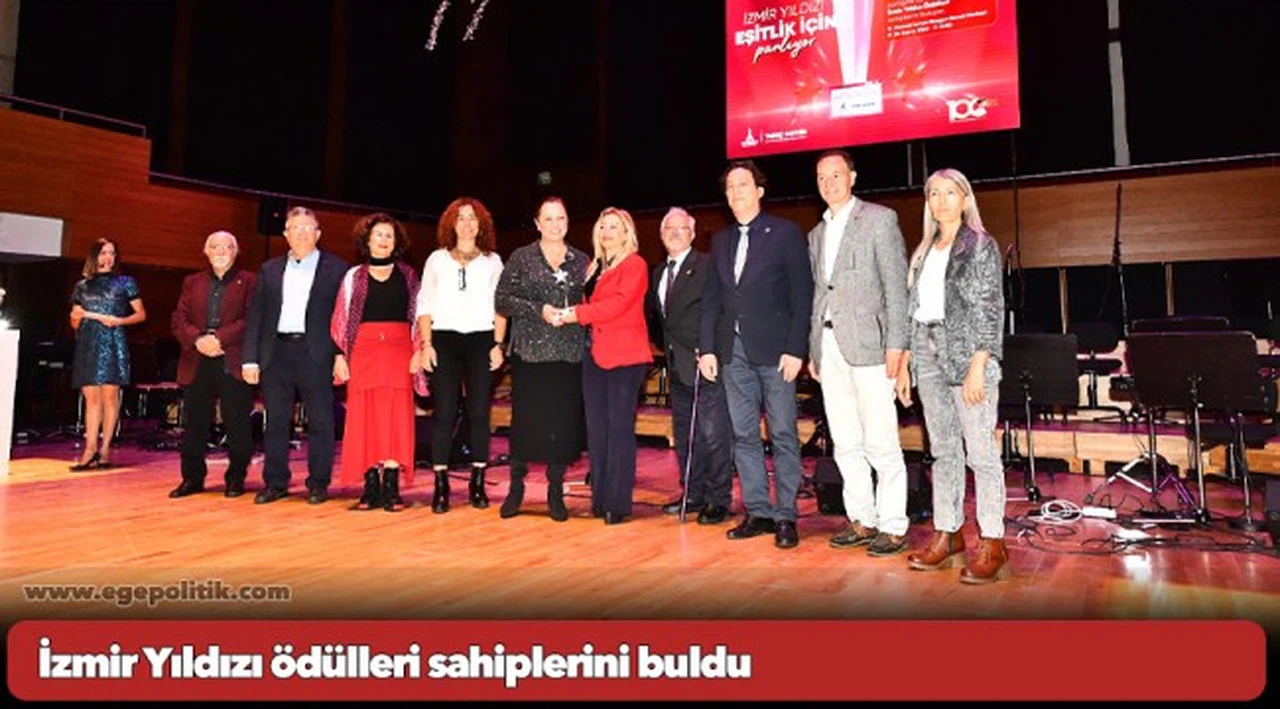 İzmir Yıldızı ödülleri sahiplerini buldu