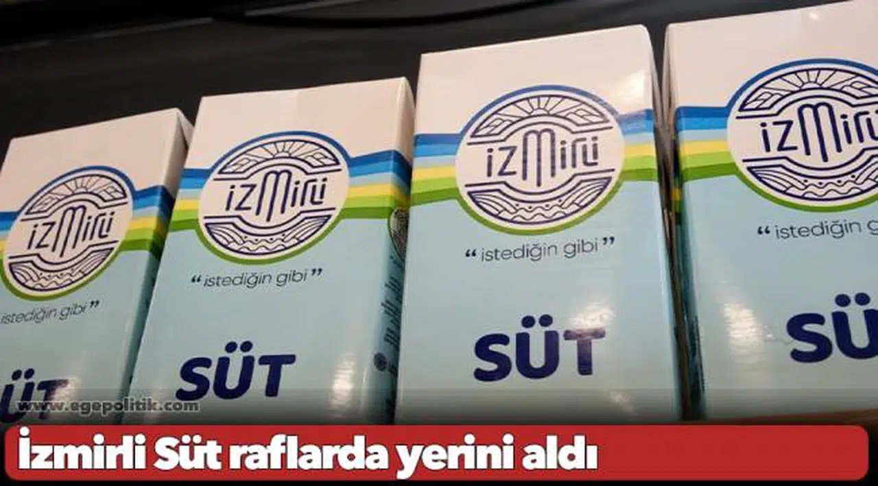 İzmirli Süt raflarda yerini aldı