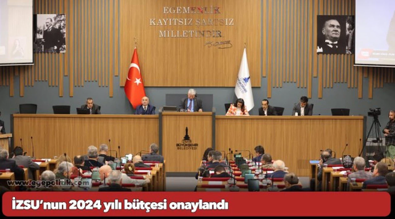 İZSU’nun 2024 yılı bütçesi onaylandı
