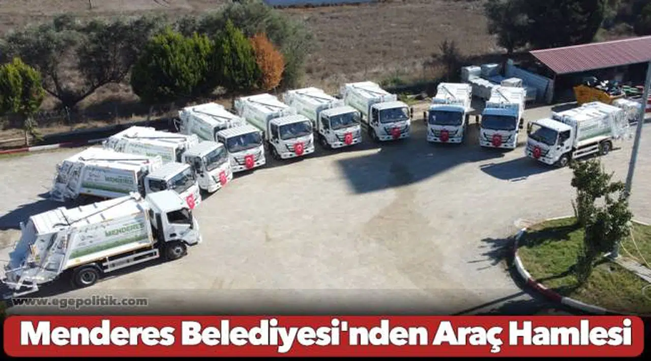 Menderes Belediyesi'nden Araç Hamlesi