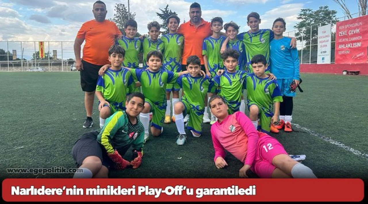 Narlıdere’nin minikleri Play-Off’u garantiledi