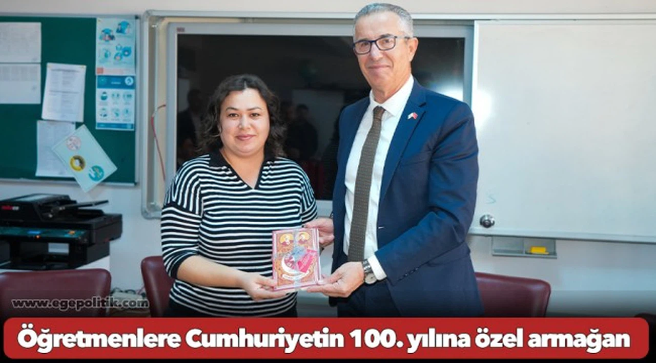 Öğretmenlere Cumhuriyetin 100. yılına özel armağan