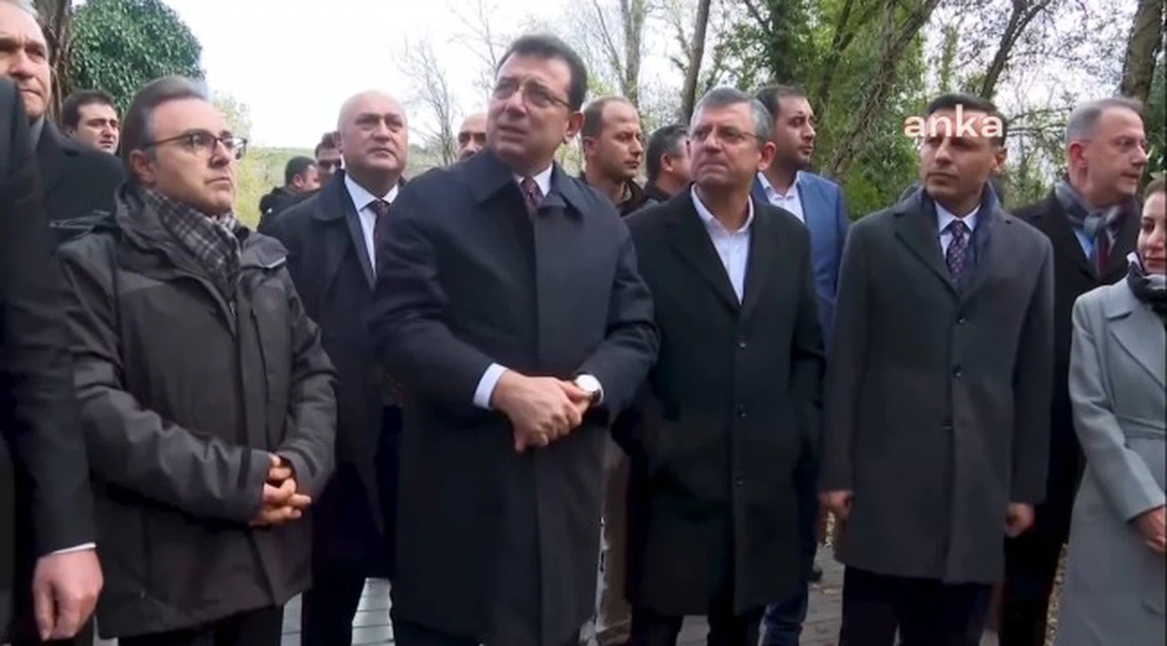 Özel, İmamoğlu ile birlikte Büyükdere Atatürk Fidanlığı’nı gezdi