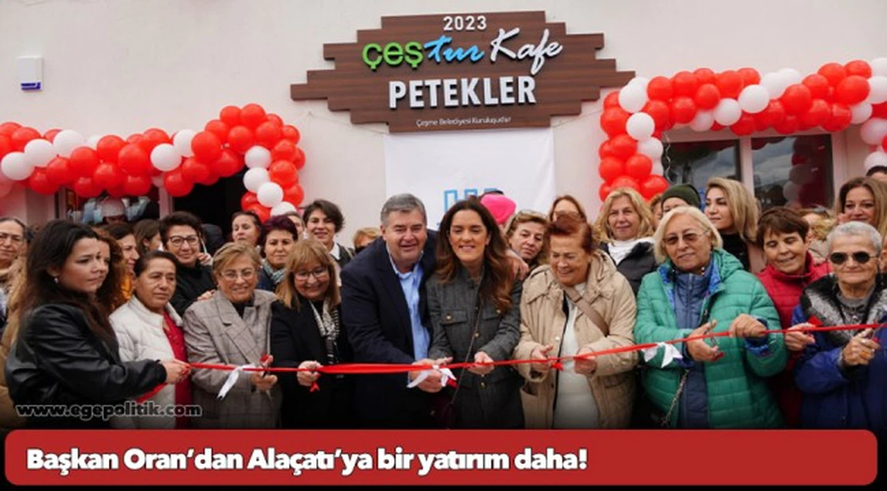 Başkan Oran’dan Alaçatı’ya bir yatırım daha!