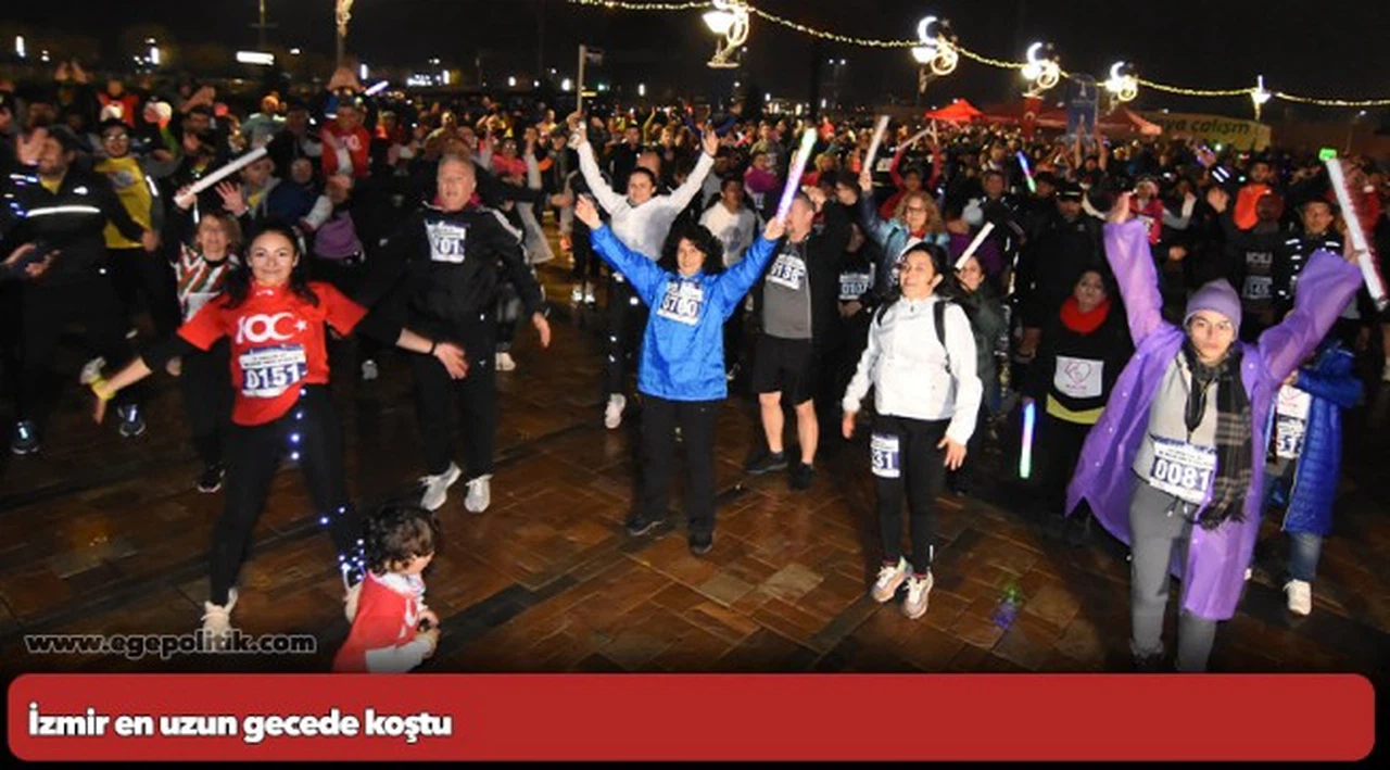 İzmir en uzun gecede koştu