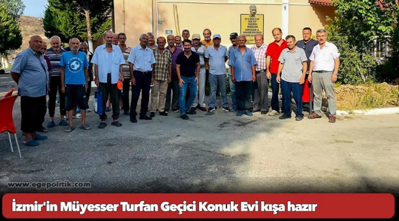 İzmir'in Müyesser Turfan Geçici Konuk Evi kışa hazır