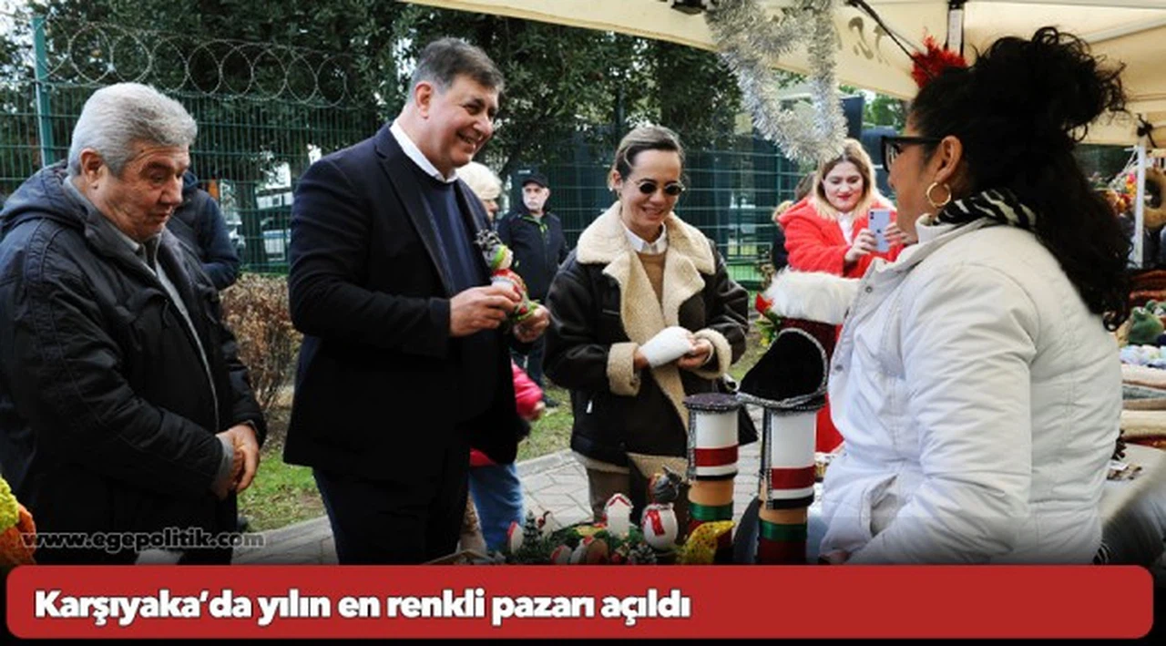 Karşıyaka’da yılın en renkli pazarı açıldı