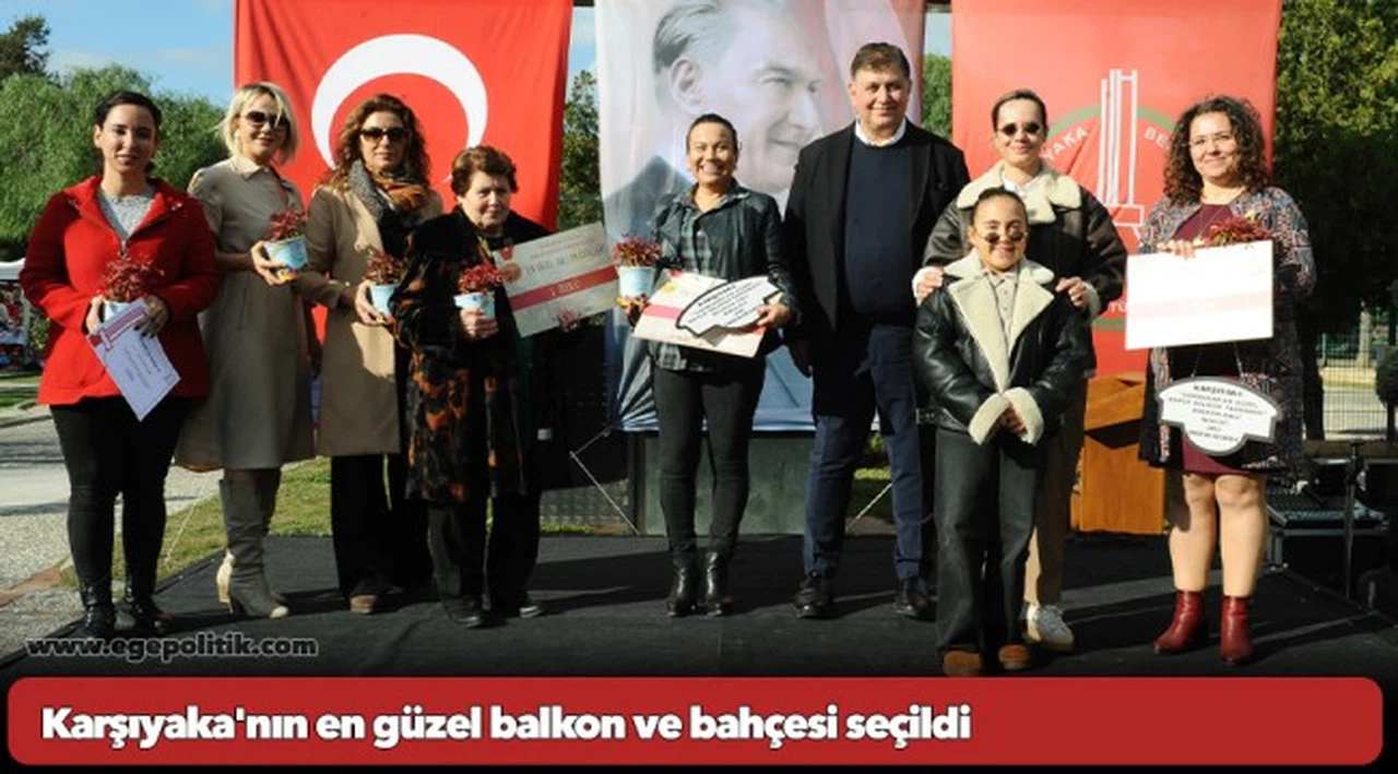 Karşıyaka'nın en güzel balkon ve bahçesi seçildi