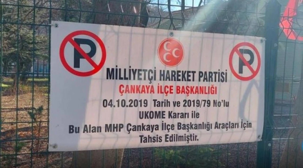 MHP ilçe başkanlığının kullandığı otopark alanındaki UKOME kararı sahte çıktı