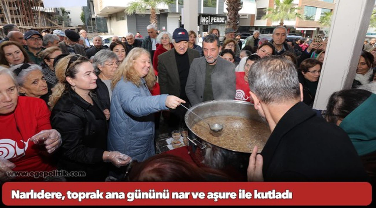 Narlıdere, toprak ana gününü nar ve aşure ile kutladı